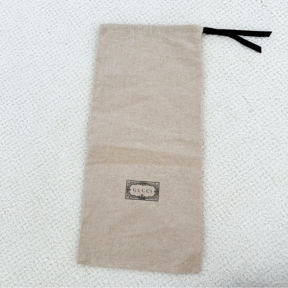 Gucci Beige Dust Bag Shoes handbags Drawstring